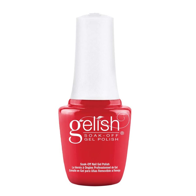Gelish MINI Gel Nail Polish - 9mL TPO-Free Long-Lasting Soak Off, Vibrant Color, Professional Quality, High Shine, Chip-Resistant (Fire Cracker) - Image 1